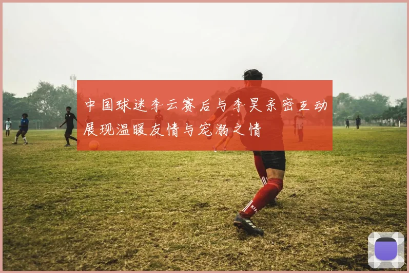 中国球迷李云赛后与李昊亲密互动展现温暖友情与宠溺之情
