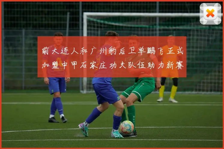 前大连人和广州豹后卫单鹏飞正式加盟中甲石家庄功夫队伍助力新赛季